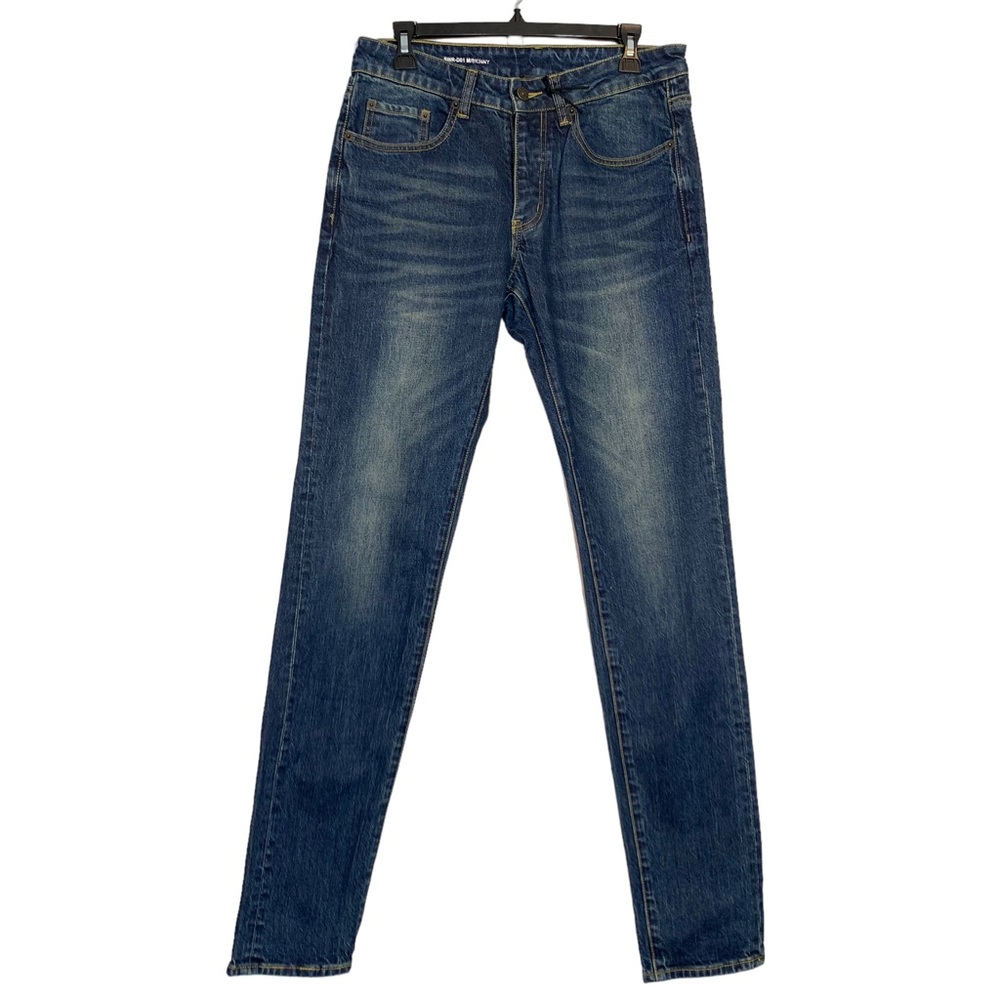 Six Week Residency Skinny Denim Jeans in Midnight Desert Indigo Blue